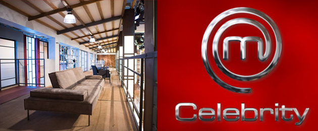 Alan sofas by Gobbo Salotti decorating Masterchef Italia Celebrity